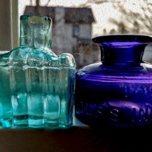 Aqua and Purple Notecards