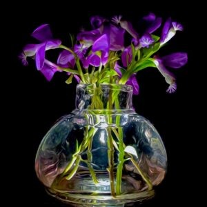 Fringed Polygala in Diamond Ink Bottle Notecards