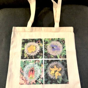 Flowers In Dandelion Fluff Tote Bag