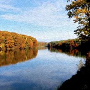 Loughberry Lake Autumn Notecards