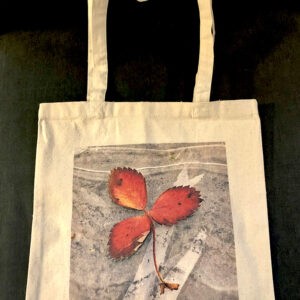 Strawberry Leaves on Ice Tote Bag