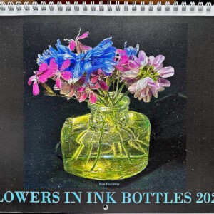 2025 Flowers In Ink Bottles Calendar